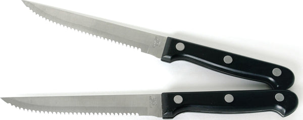 CHEF CRAFT 21132 Steak Knife Set, 4-1/2 in L Blade, Stainless Steel Blade, ABS Handle
