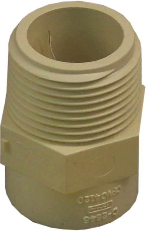 NIBCO 4704 1 Slip x Mipt Adapter CPVC CTS
