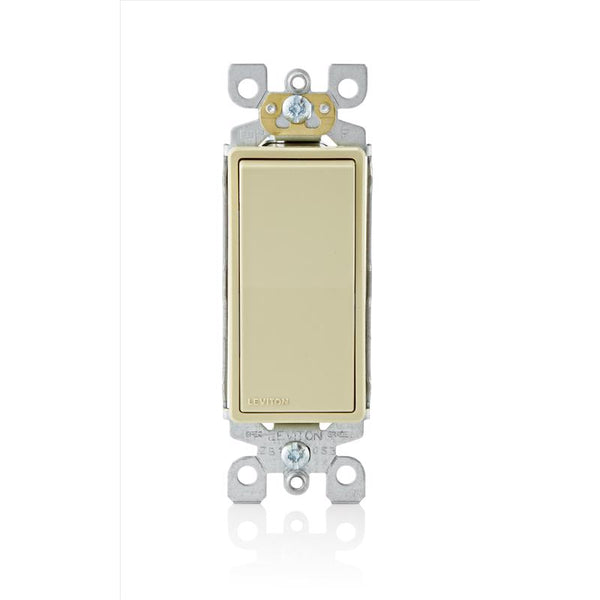 Leviton S11-5604-2IS Decora Rocker Switch, 120/277 Vac, 15 A 05604-2IS