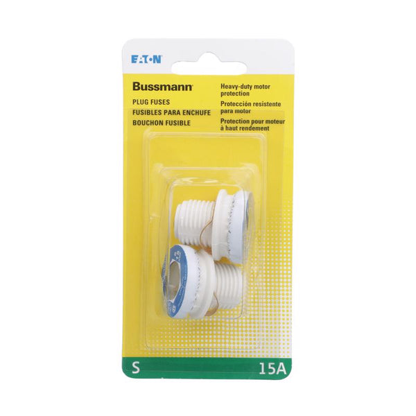 Bussman Fuse Plug Fustat 15A Cd2 BP/S-15