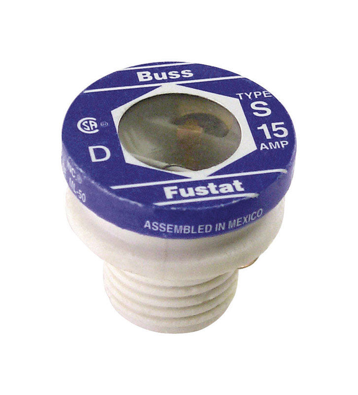 Bussman Fuse Plug Fustat 15A Cd2