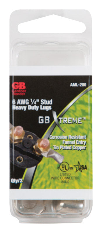 GB Gardner Bender AML-200 1/4" GB Xtreme Lugs 2 Count