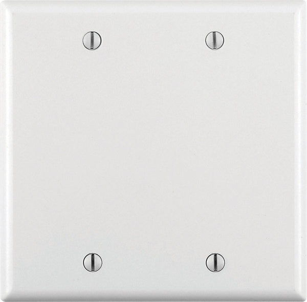 Leviton 2 Gang Standard Plate White White 88025-000