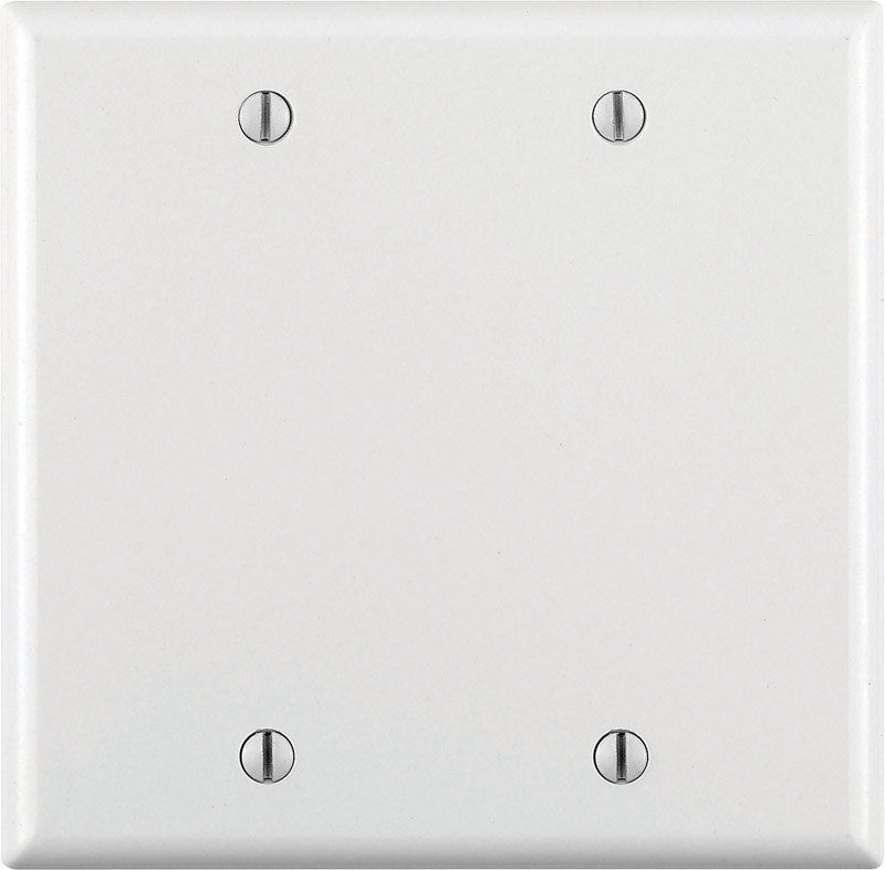 Leviton 2 Gang Standard Plate White White
