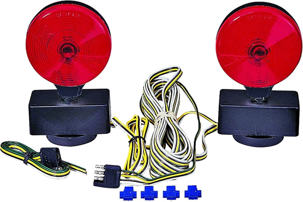 Peterson Manufacturing V555 Light (Tow Round Magnetic-MNT Kit 4'X5.67'), 1 Pack