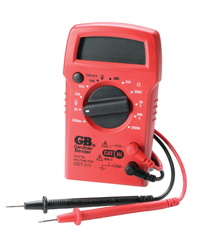 Ecm Industries GDT-311 3-Function Digital Multimeter - Quantity 4