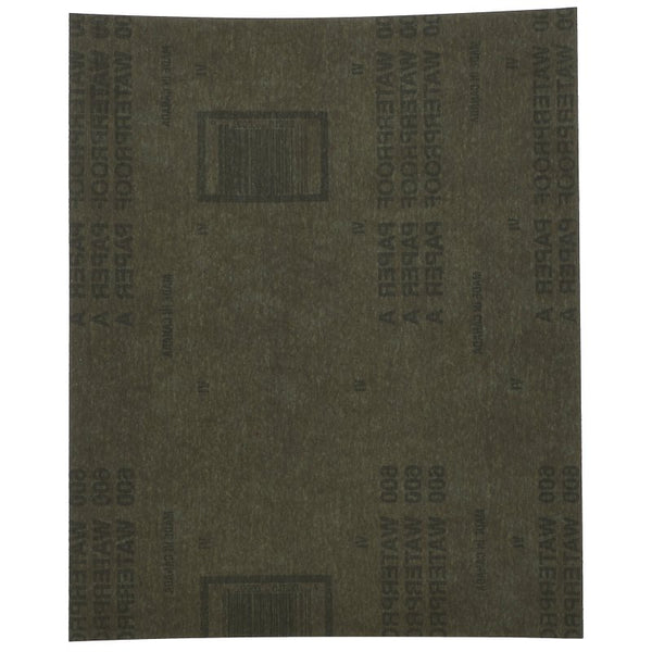 Norton Sandwet Job Pack Abrasive Sheet, Paper Backing, Silicon Carbide, Waterproof, Grit 600 (Pack of 25) 01223