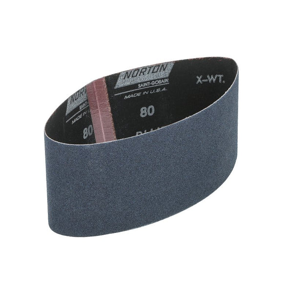 Symantec Norton 49602 3X High Performance Portable Sanding Belt, Zirconia Alumina, 18-Inch Length x 3-Inch Width, Grit 80 Medium, 2-Pack 02230
