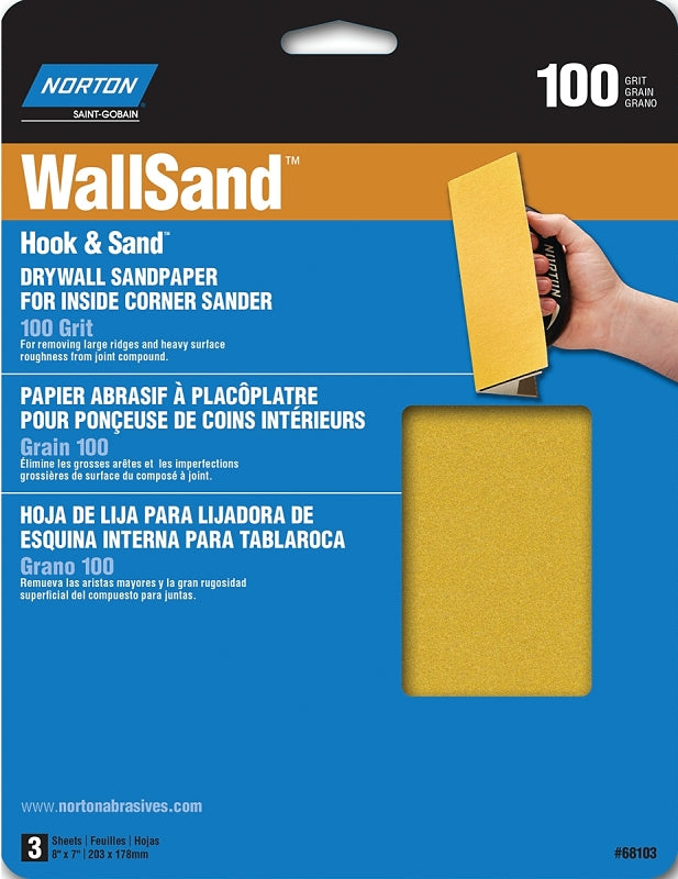 Norton 68103 Sheet 8X7 100G 3Pk