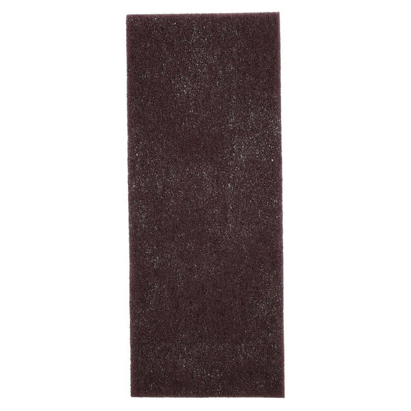 Norton 48148 Hand Pad, 11 in L X 4-3/8 in W, Non-Woven, Maroon, quot quot 07660748148