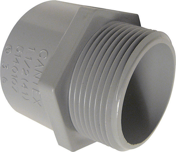 Cantex Lamson E943FR-CAR Carlon Slip To Thread Male Terminal Adapter 5140105C