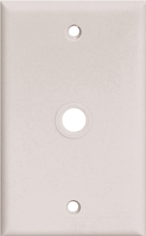 1g Tel/Coax .406 Wallplate-Wh