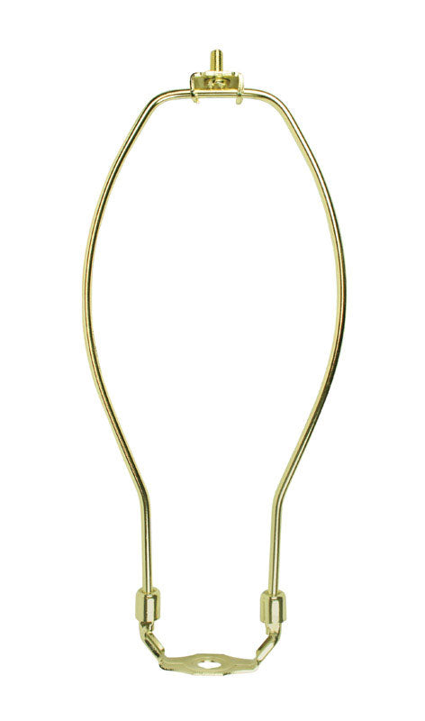 Jandorf Specialty Hardware ORGL56855 10" Polished Brass lamp harp 60122