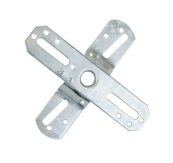 Jandorf Crossbar 4in Offset 1/8ip Zinc 60205