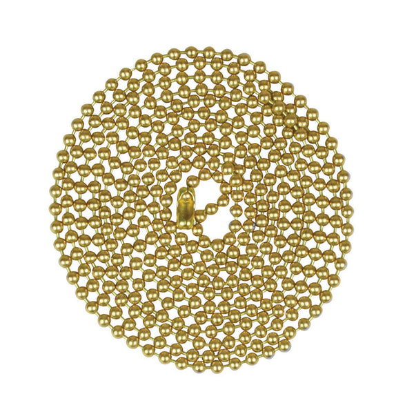 Orrco Chain Bead W/Con No 6 5ft BRS 60361
