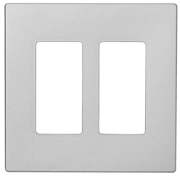 Eaton PJS262SG-SP-L Decorator Wall Plate, Silver Granite