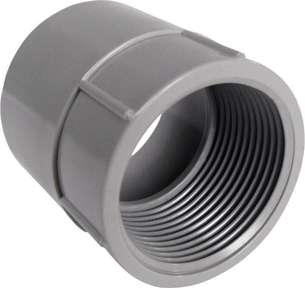 Cantex 5140049 Female Adapter, 2-1/2 In Conduit, Pvc 5140049C