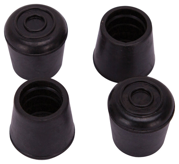 MINTCRAFT FE-50635-B Rubber Leg Tip, 7/8-Inch, Black
