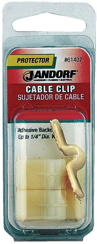 Jandorf Cable Clip Adhesive 1/4 In 61407