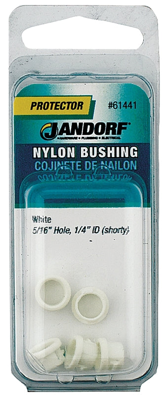 Jandorf Bushing (Nylon) - 5/16 Inch x 1/4 Inch, Shielded - Pack of 5 61441
