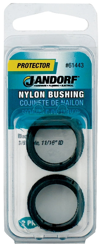Jandorf Bushng Nyl 7/16x11/16blk Black Nylon 61443