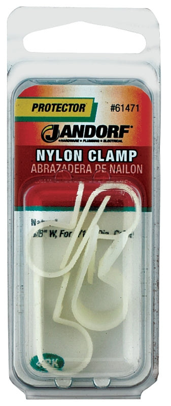 Jandorf Clamp Nylon Nat 3/8x7/16 61471