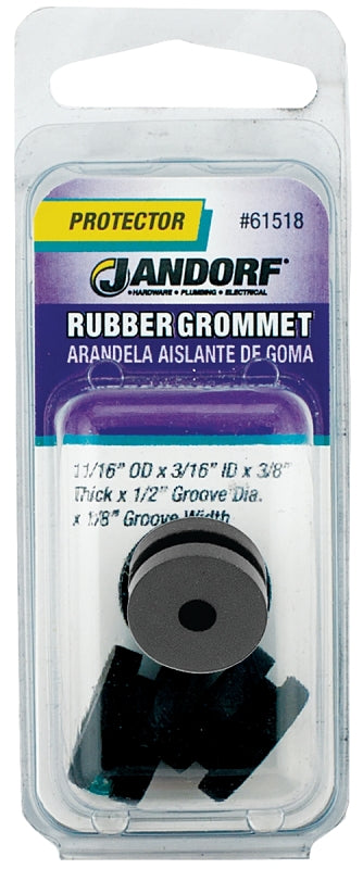 JANDORF Specialty Hardware 61518 Grommet, Black