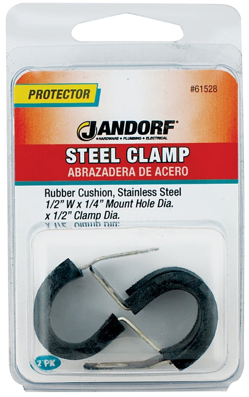 Jandorf Stl Clamp Rub Cush1/2dia 61528