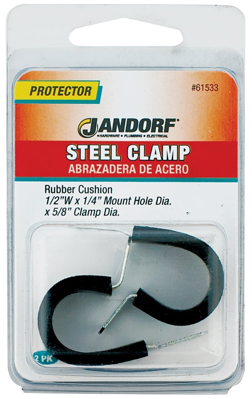 Jandorf Specialty Hardw Clamp Steel Rubber Cush 61533