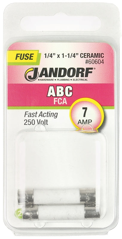 JANDORF SPECIALTY HARDWARE 60604 Cartridge Fuse