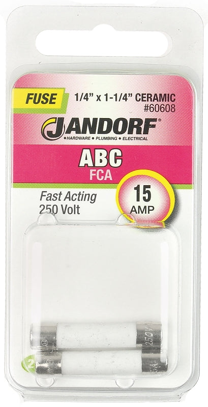 Jandorf Fuse Abc 15a Fast Acting 60608