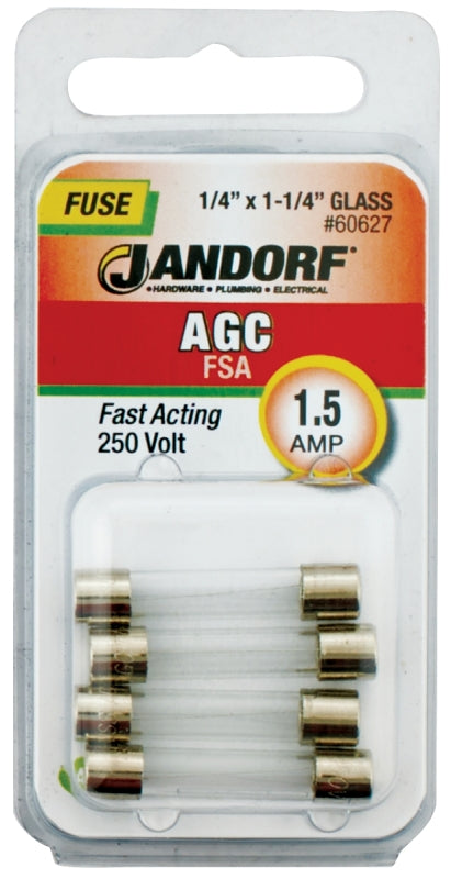 Jandorf Specialty Hardw Fuse Agc 1.5A Fast Acting 60627