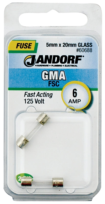 Jandorf Specialty Hardw Fuse Gma 6A Fast Acting 60688