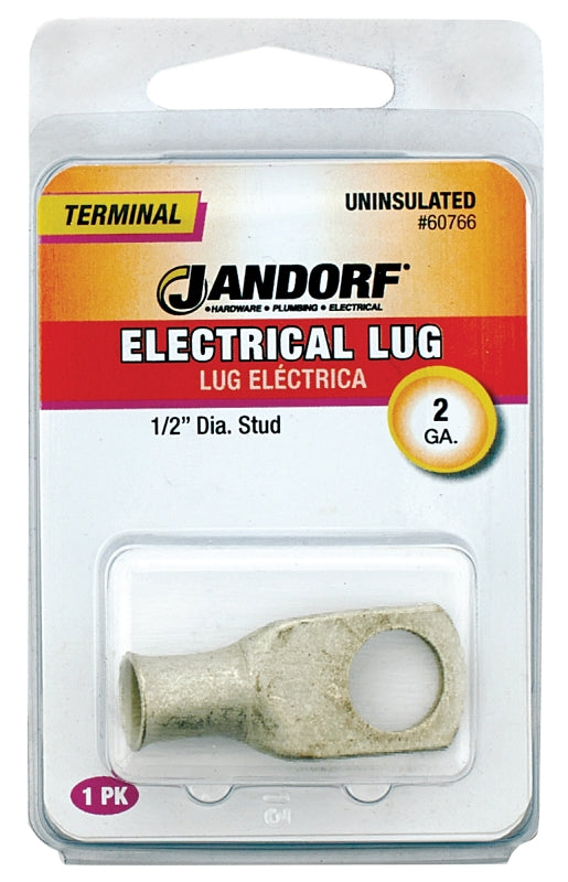 Jandorf Specialty Hardw Terminal Elec Lug 2Un 1/2In 60766