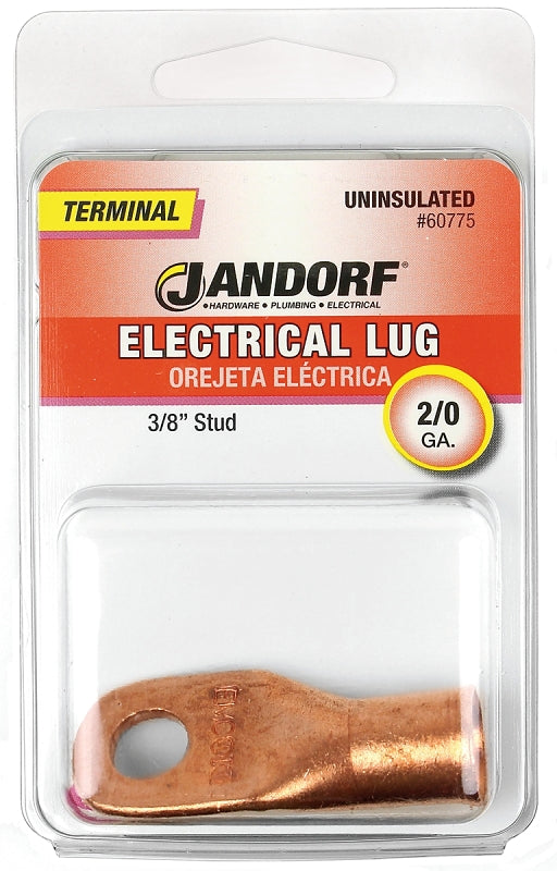 Jandorf Terminal Elec Lug 2/0 Un 3/8in 60775