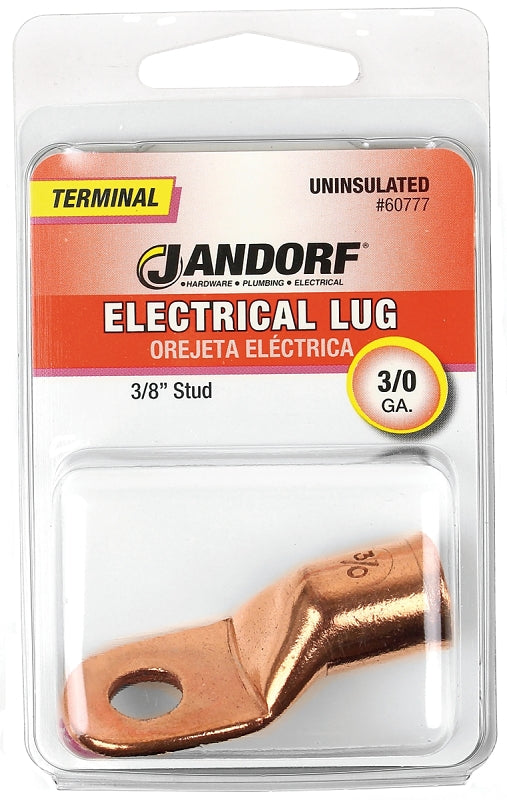 Jandorf Specialty Hardw Terminal Elec Lug 3/0 Un 3/8In 60777