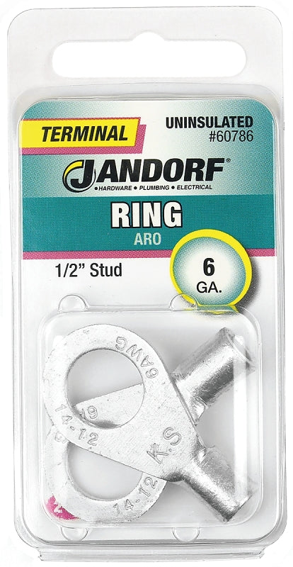 Jandorf Specialty Hardw Term Ring 6St Uninsul 1/2 60786