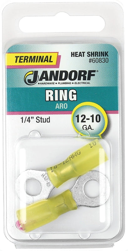 Jandorf Specialty Hardw Term Ring Heat Shrink .25 Stud 60830