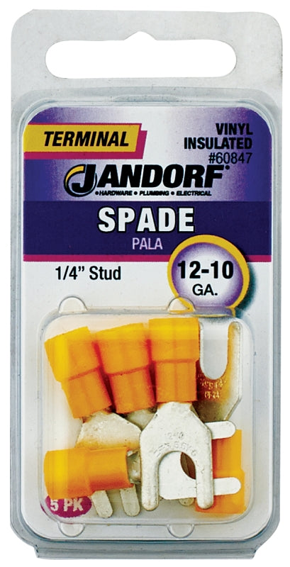Jandorf Specialty Hardw Term Spade Vinyl Ins .25 Stud 60847