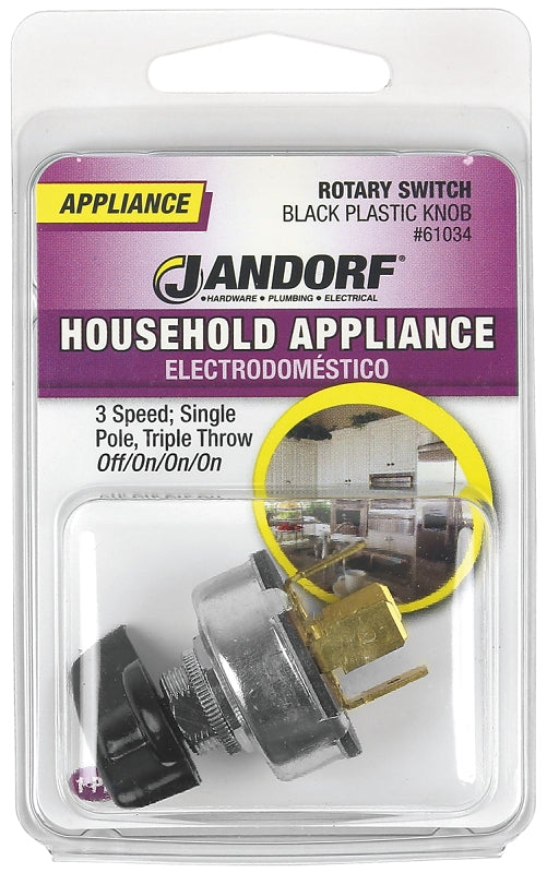 Jandorf Switch, Rotary Knob, Off/On/On/On: Flexible Design for Enhanced Accessibility 61034