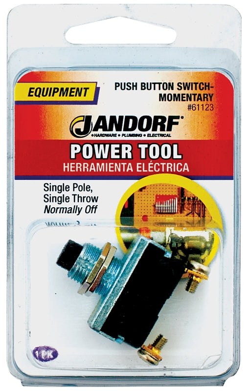 Jandorf Specialty Hardw Switch Push Button Mnt On/Off 61123