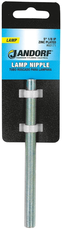 Orrco Nipple 1/8inch Ip 5in Yel Zinc 60171