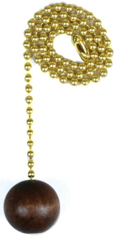 Orrco Chain Pull W/Walnut Ball 12in 60312