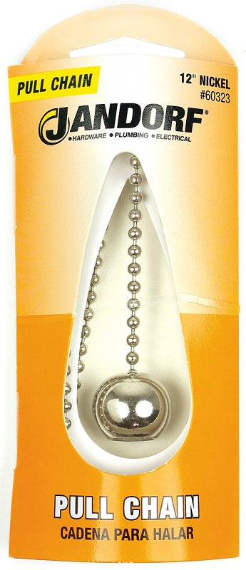 Orrco (Jandorf) 60323 Pull Chain Brushed Pewter Ball