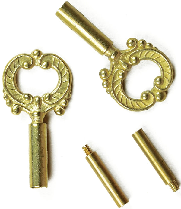 Jandorf Socket Keys 1/2 In., 6/36 In. 2 Brs Finish 60142