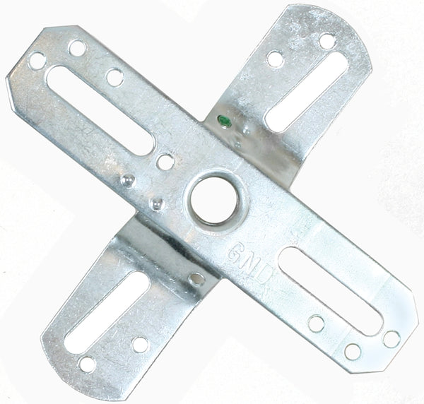 Jandorf Crossbar 4in Offset 1/8ip Zinc 60205