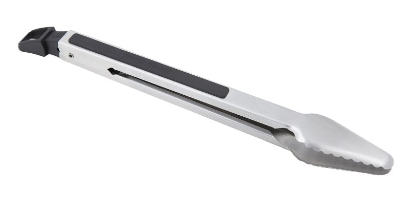 Broil King 64036 Stainless Steel Baron 12-Inch Precision Tong with Silicone Grip, Stainless Steel and Black