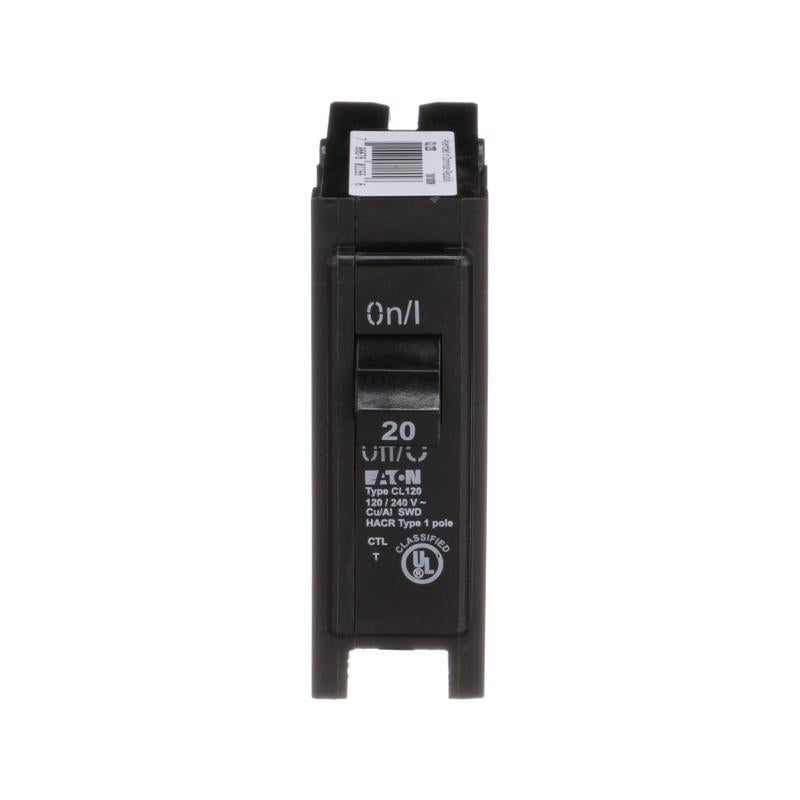 Eaton Corporation CL120CS Single Pole Ul Classified Replacement Breaker, 120V, 20-Amp