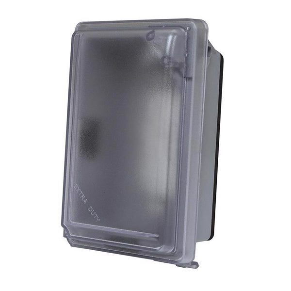 Sigma 14414CLM 1-Gang Non-Metallic While In Use Weatherproof Cover, Clear
