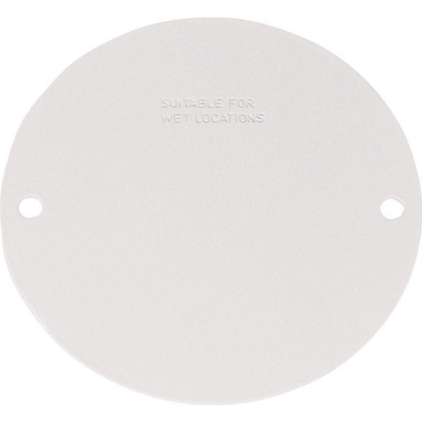 Sigma Electric Rnd Blank Cvr Wht 14241WH